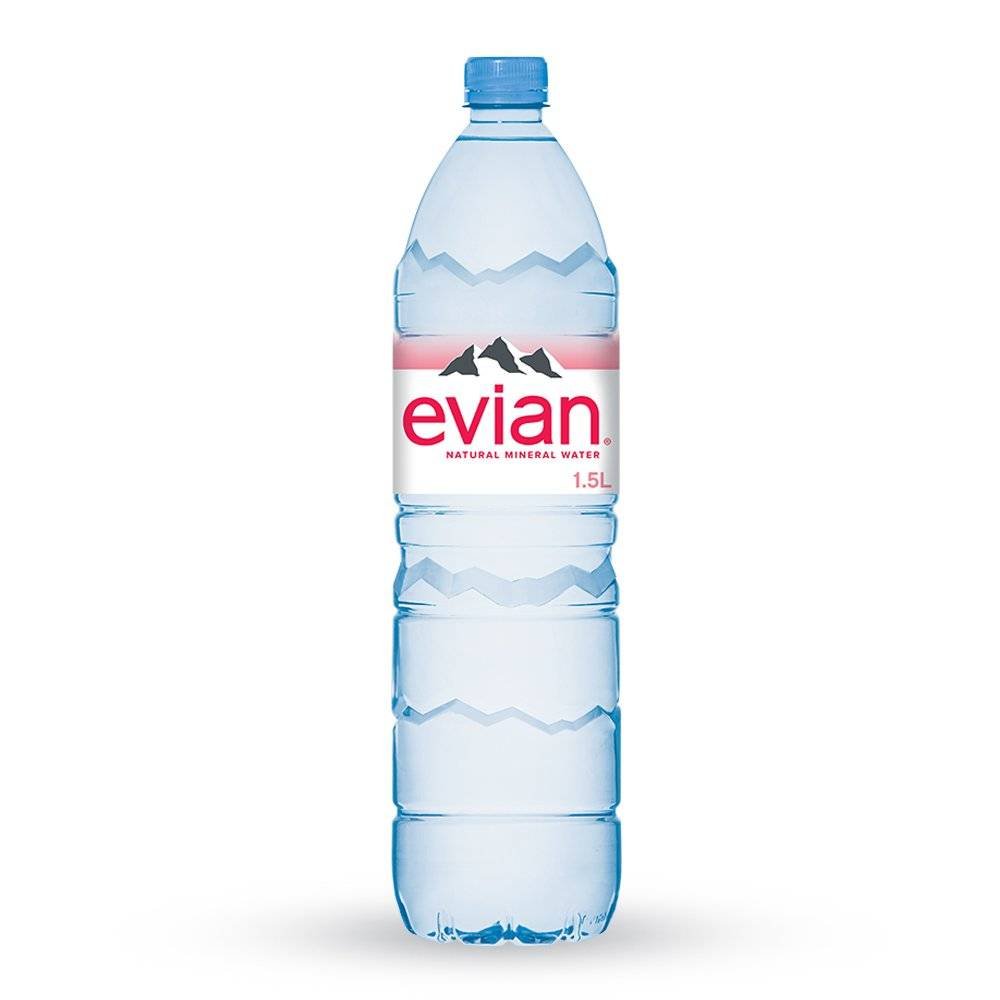 22-1 NƯỚC KHOÁNG THIÊN NHIÊN KHÔNG GA HIỆU EVIAN 1.5L - Ảnh 1