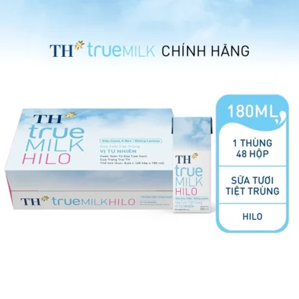 TH UHT Milk HILO Lactose Free (48x180ml)