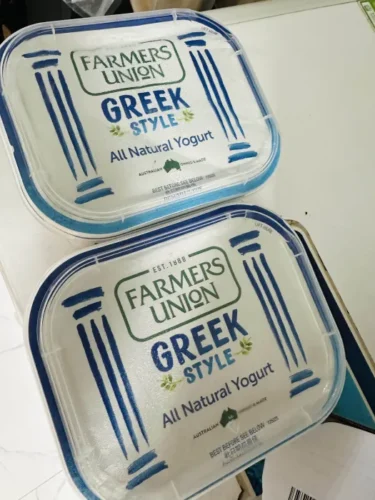 Nhấp để xem toàn màn hình Sữa Chua Hy Lạp Farmers Union Nguyên Chất, Ít Béo 1Kg x 2 Hũ photo review